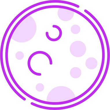 Dolunay simgesi, vektör illüstrasyonu