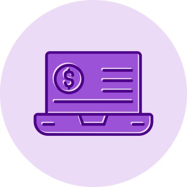 Eğilim biçimi izole edilmiş arka planda mali simge 