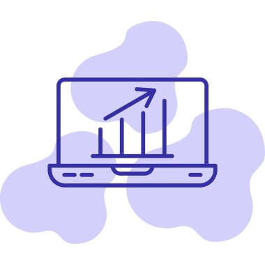 İş çizelgesi. Web simgesi basit illüstrasyon 