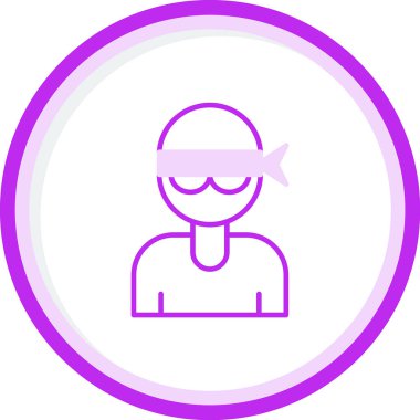 Hırsız ikonu. özet vektör illüstrasyon sembolü