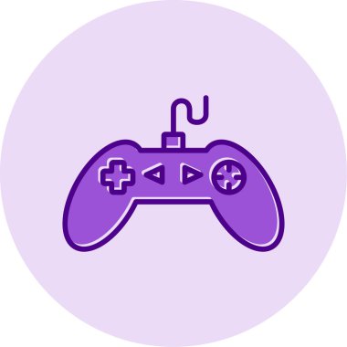 oyun Denetleyici vektör düz simgesi