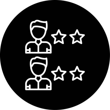 puan simgesi, vektör illüstrasyonu 