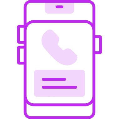 Telefon Defteri simgesi, vektör illüstrasyonu