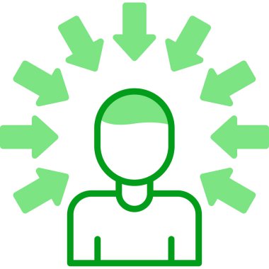 Sosyal baskı simgesi, vektör illüstrasyonu.