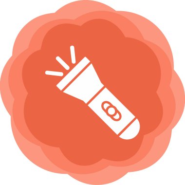 el feneri. Web simgesi basit illüstrasyon