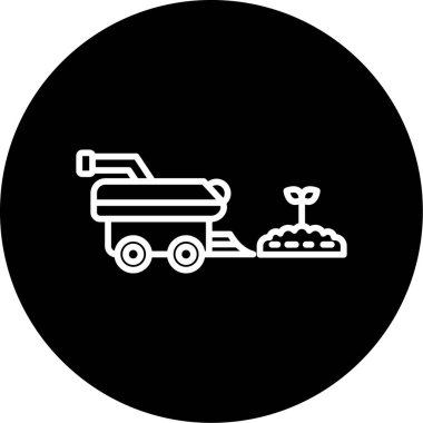 Tohum logo simgesinin vektör tasarımı 