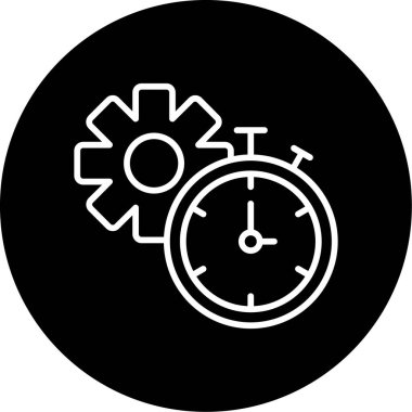 Optimizasyon web simgesi, vektör illüstrasyonu