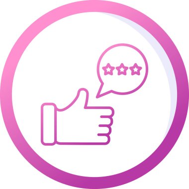 Geri bildirim simgesi, vektör illüstrasyon tasarımı 