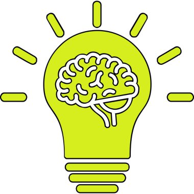 Idea web icon simple illustration 