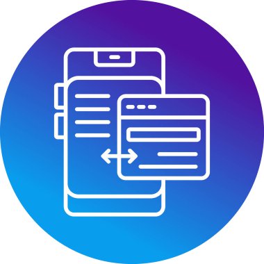 Web simgesi vektör illüstrasyonunu transfer et 