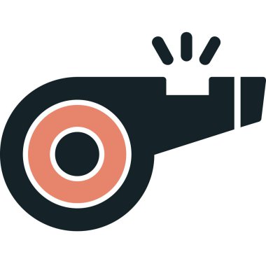 Web tasarımı için ıslık simgesi, vektör illüstrasyonu 