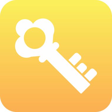 Anahtar. Web simgesi basit illüstrasyon 