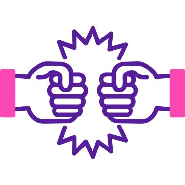 Mücadele Ağı simgesinin vektör illüstrasyonu