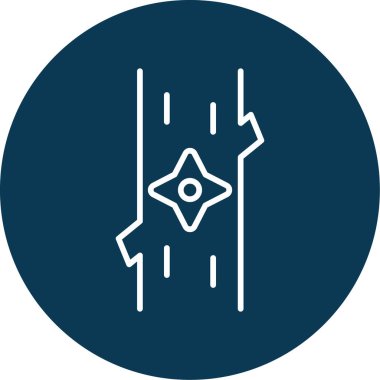 hedef ağ simgesi vektör illüstrasyonu 