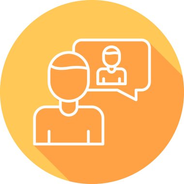 öz farkındalık simgesi, vektör illüstrasyonu basit tasarım