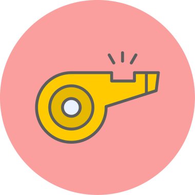 Web tasarımı için ıslık simgesi, vektör illüstrasyonu 