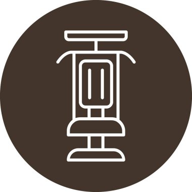 Modern Gym Machine simgesinin vektör çizimi         