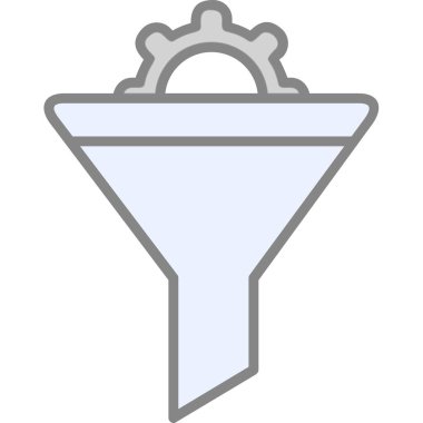 Vektör illüstrasyon Huni ağ simgesi 