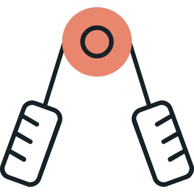 El Kavrama Ağı simgesi basit illüstrasyon