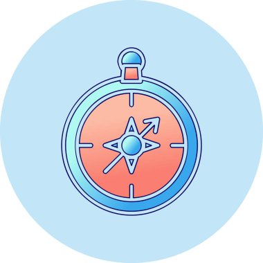 Pusula simgesi vektör resimlemesi 