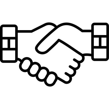 El Simgesi Basit Vektör İllüstrasyonu