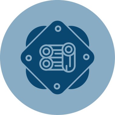 Ahşap günlük kaydı simgesi, vektör illüstrasyonu basit tasarım