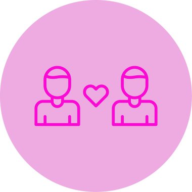 Empati web simgesi vektör çizimi