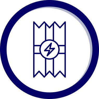 Enerji Çubuğu ikonu vektör illüstrasyonu