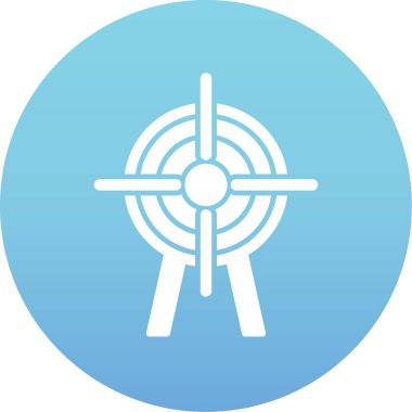 Hedef. Web simgesi basit illüstrasyon 