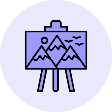 resim simgesi vektör illüstrasyonu