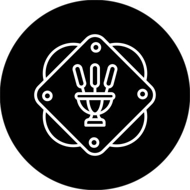 Tütsü. Web simgesi vektör illüstrasyonu