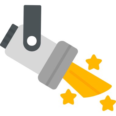 Spotlight simgesi, web basit illüstrasyon