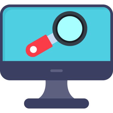 seo modern simgesinin vektör illüstrasyonu 