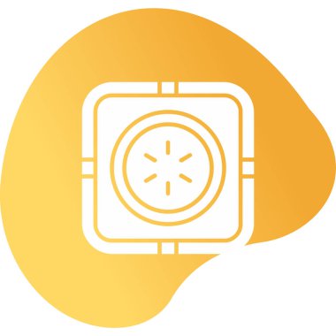 Bir güç kapatma düğmesinin web illüstrasyonu
