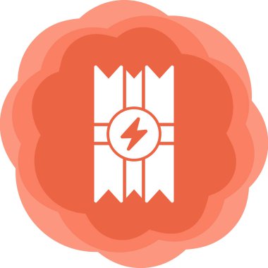 Enerji Çubuğu ikonu vektör illüstrasyonu