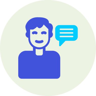 Tavsiye Ağı simgesi basit illüstrasyon