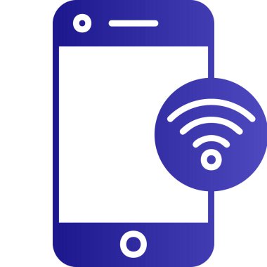 wifi vektör simgesi modern basit illüstrasyon 