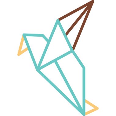 kuş ağı simgesi, vektör illüstrasyonu 