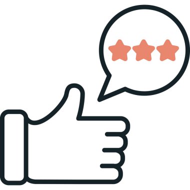 Geri bildirim simgesi, vektör illüstrasyon tasarımı 