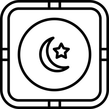 Uyku Kipi simgesi, vektör illüstrasyonu 