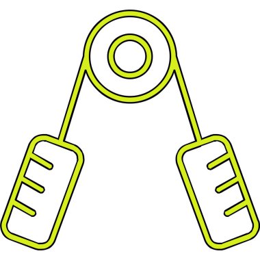 El Kavrama Ağı simgesi basit illüstrasyon