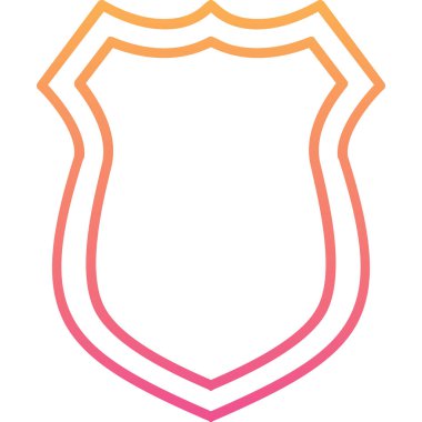 kalkan simgesi web basit illüstrasyon