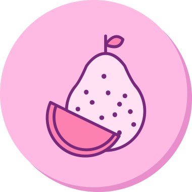  Pomelo web simgesi vektör illüstrasyonu