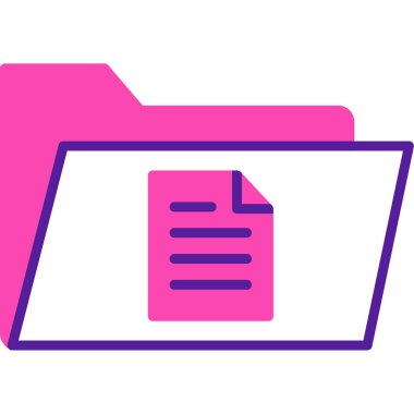 dosya dizini vektör illüstrasyonu        