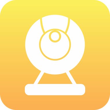 Web kamera simge vektör çizim