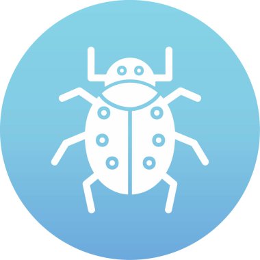 Böcek. Web simgesi basit illüstrasyon 