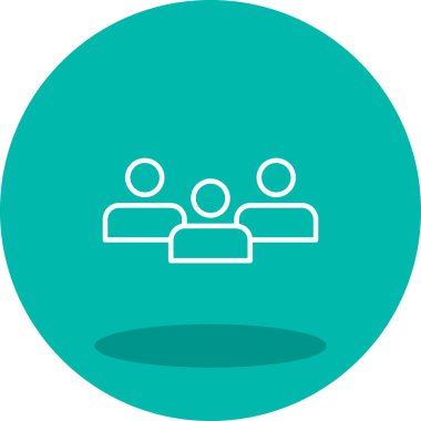 Seyirci Web simgesi vektör illüstrasyonu