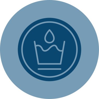 Wasable tabela simgesi, vektör illüstrasyonu