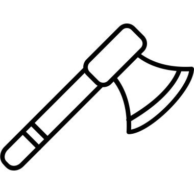 Balta ağ simgesi, vektör illüstrasyonu 