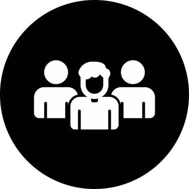 iş ekibi simgesi, vektör illüstrasyonu